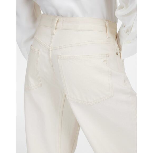 NWT Madewell The Darted Barrel-Leg Jeans 100% Cotton Blue Size 32 NS123 - Picture 4 of 10